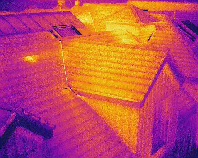 Thermal Imaging Roof Survey Image Wallsend